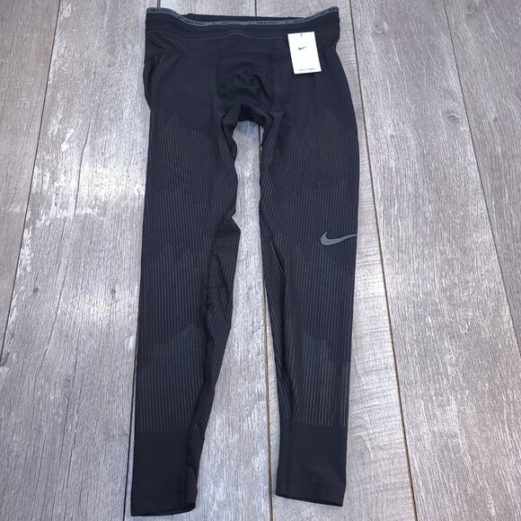 Nike Pro ADV Recovery Tights Mens Size XXL 2XL Black Dri Fit Training Fitness - Picture 1 of 8